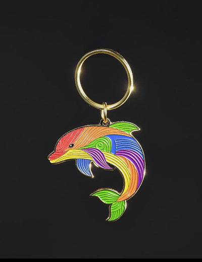 Keys with a Wave of Color.